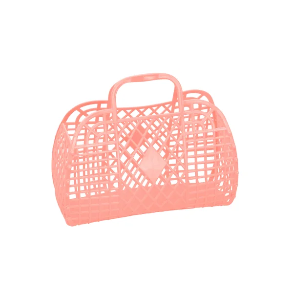 SunJellies - Retro Basket Small / peach